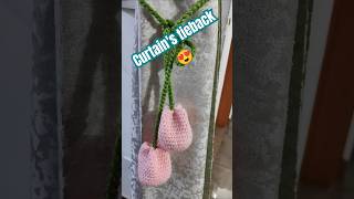 Curtains tieback 😍😘 styles design woolan crochet [upl. by Asilenna976]