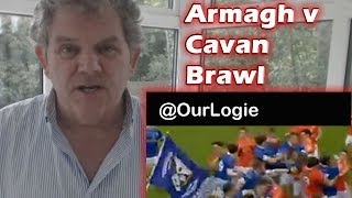 Armagh v Cavan Brawl  Fight Before The Match [upl. by Nylazor]