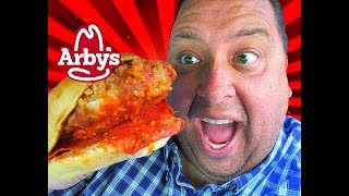 ARBYS® Chicken Pepperoni Parm Review [upl. by Neyu]