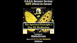 October 29th Spiritual Principle a DayNA Meditation wMightyStreamCredits NA World Svcs Inc [upl. by Clemence414]