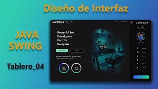 Diseño de interfaz con Java Swing NetBeans UI Design Tablero04 [upl. by Mair]