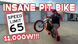 THE MOST INSANE PIT BIKE EVER [upl. by Selmore]