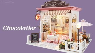 DIY Miniature DollhouseㅣChocolatierㅣ쇼콜라티에 미니어처ㅣ박소소 [upl. by Nason]