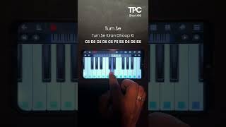 Tum Se Song Piano Tutorial  Shorts  Easy Piano Tutorial  ThePianoClass [upl. by Mcgurn619]