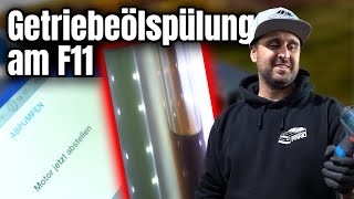 Getriebeölspülung am F11  BMWFarid [upl. by Gnehp649]