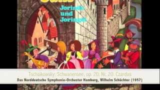 Tschaikowsky Schwanensee Czardas  Norddt SymphonieOrch W Schüchter 1957 [upl. by Hnaht]