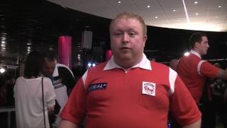 Team Rileys at the 2017 UK Open  Kevin Bambrick Interview post 1st Round [upl. by Bound]