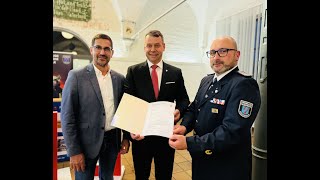 🚒 145 Jahre Freiwillige Feuerwehr Pasewalk – Landrat Michael Sack gratuliert 💪👏 [upl. by Carole]