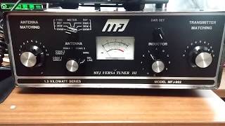 MFJ962 Versa Tuner III Antenna Tuner [upl. by Leeth]