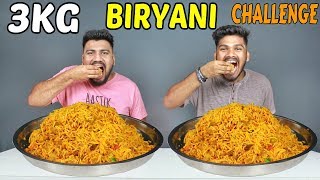 3KG BIRYANI CHALLENGE  TASTY VEG BIRYANI EATING CHALLENGE  Food Challenge India Episode52 [upl. by Binni131]