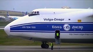 ANTONOV AN124 Cold start and Take off [upl. by Nila]