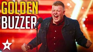 Nervous Welsh Opera Singer Gets GOLDEN BUZZER  Britains Got Talent  Got Talent Global [upl. by Ner]