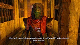 Mod Argonian follower Xelzaz demonstrates high moral standards Skyrim Anniversary Edition [upl. by Anerdna]