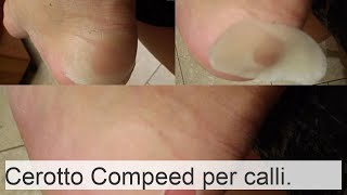 Compeed cerotto per calli umidi e secchi sui piedi [upl. by Solomon]