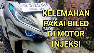 KELEMAHAN PAKAI LAMPU BILED DI MOTOR INJEKSI KHUSUSNYA VARIO 125 NEW GEN 2 [upl. by Esened762]