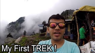 VLOG 7 Triund Trek In August 2018 Monsoon Season [upl. by Anett]