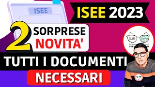 ISEE 2023❗ 2 SORPRESE e NOVITà ⚡ tutti documenti necessari GIACENZE REDDITI RINNOVO anno riferimento [upl. by Rednirah]