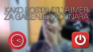 Kako postaviti tajmer za gašenje računara [upl. by Bronson]