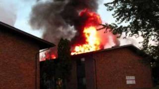 Fire Forces People To Jump From The 2nd Story In Hobart Indiana [upl. by Enyar]