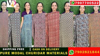 PURE MODAL SILK RUNNING MATERIALSonlineshopping  RN19RS140025 MtrsVITARA DESIGN KOTHAMANGALAM [upl. by Feld]