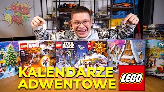 OTWORZYŁEM WSZYSTKIE KALENDARZE ADWENTOWE LEGO [upl. by Desirae]