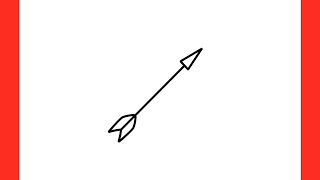 How to draw an ARROW step by step [upl. by Lundell223]