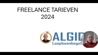 Freelance tarieven 2024 [upl. by Nevin]