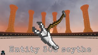 Entity 303 Scythe  Weapon Update  MCPE  CloudLightning [upl. by Yrram466]