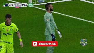 LIVERPOOL X PALMEIRAS  AO VIVO E COM IMAGENS  JOGO DE HOJE  LIBERTADORES DIRETO PES21 [upl. by Wylen]