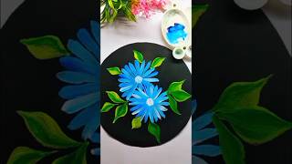 Easy Flower painting shorts flowerpainting viralvideo trending art [upl. by Anieral]