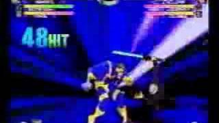 Marvel vs Capcom 2 Multi Character Combo Exhibition 2 [upl. by Haelat]