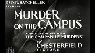 Mystery Movie  Murder On The Campus 1933 [upl. by Thorlay62]