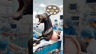 Doctor save pregnant mare horse mare pregnant humanity helptheanimals horselover foal [upl. by Bennink632]