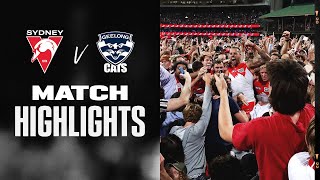 Buddy reaches 1000 goals  Sydney Swans v Geelong Cats Highlights  Round 2 2022  AFL [upl. by Melvena]