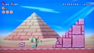 Lets Play New Super Mario Bros Wii  1Up Trick [upl. by Nohsreg51]