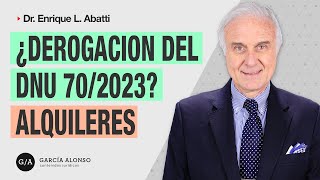 ¿Qué pasa con los ALQUILERES si se DEROGA el DNU 702023 [upl. by Ephrem]