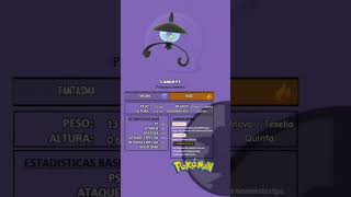 Lampent pokedex pokemon pokemongame pokemongo ghost anime halloween fantasma octubre [upl. by Avehs]