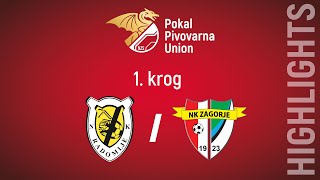 Kalcer Radomlje  Zagorje  Pokal Pivovarna Union 202425  1 krog  VRHUNCI [upl. by Joly972]