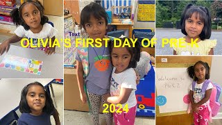 Olivias First day to school  PreK  Atlanta  Ivy League [upl. by Boigie]