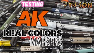 Testing AK Interactive Real Colour Markers [upl. by Ttenna]