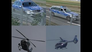 2x Neuer Helikopter Polizei Baden Württemberg  3x FuStW Polizei Reutlingen [upl. by Aleahc919]