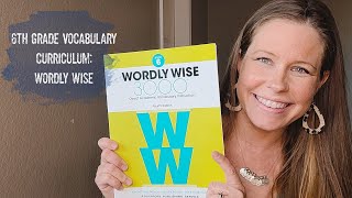 6TH GRADE VOCABULARY CURRICULUM WORDLY WISE FLIP THROUGH [upl. by Noseimaj]