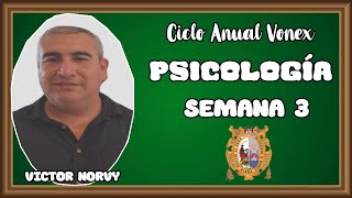 ESCUELAS PSICOLOGICAS  SEMANA 3  PSICOLOGÍA  VICTOR NORVY [upl. by Lucienne]