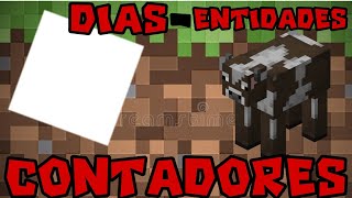 Contador de dias y entidadesTextura para Minecraft pe 117 y 116 link en la descripcion [upl. by Loeb]