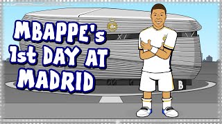 MBAPPES 1st DAY at REAL MADRID [upl. by Leena]