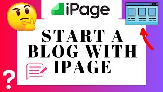 How To Start A Blog With iPage 2024  iPage Tutorial [upl. by Wilmette887]