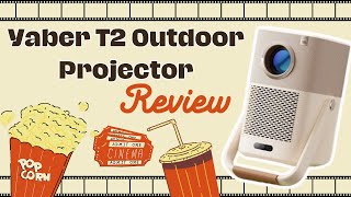 Yaber T2T2 Plus Outdoor Projector Keith Haring Review Sound by JBL amp Builtin Battery [upl. by Marvella]