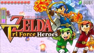 The Legend of Zelda Triforce Heroes Music  Title Theme [upl. by Ellingston197]