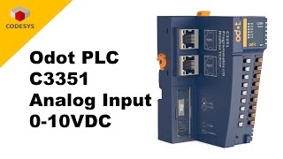 Odot PLC  Odot Codesys PLC C3351 Analog Input Module [upl. by Eimareg]