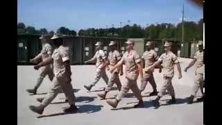 USMC US Marine Corps Marching Cadence [upl. by Aindrea]